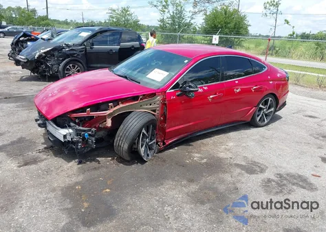 2021 Hyundai Sonata Sel Plus из США, поврежденный, VIN 5NPEJ4J20MH084601